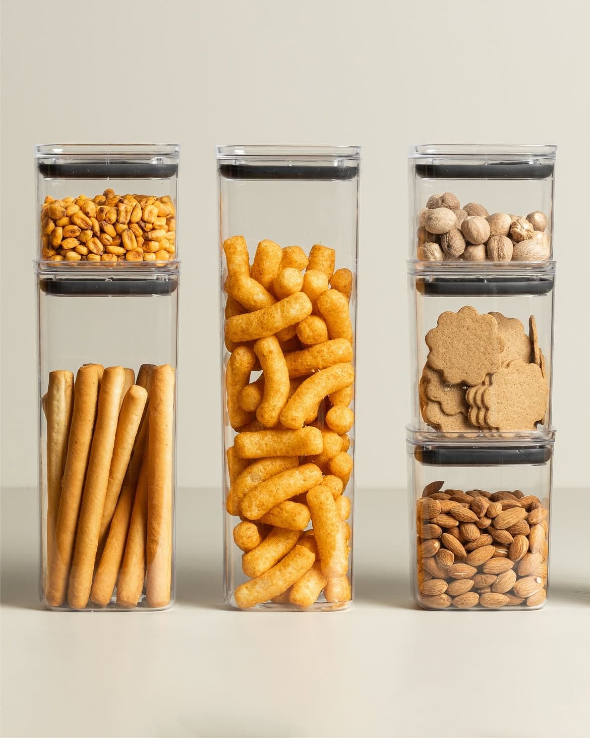storage box set 5pcs set 1 2100ml 2 1000ml 1 700ml 1 1400ml — gallery
