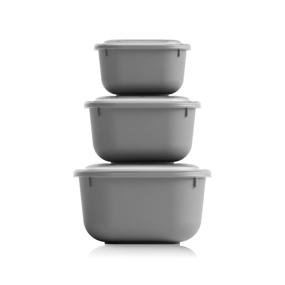 elegant rectangular smooth lid 3pcs — gallery