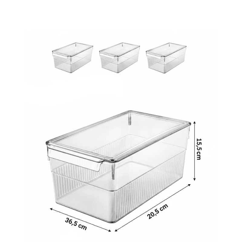 refrigerator storage organizer 8lt — gallery